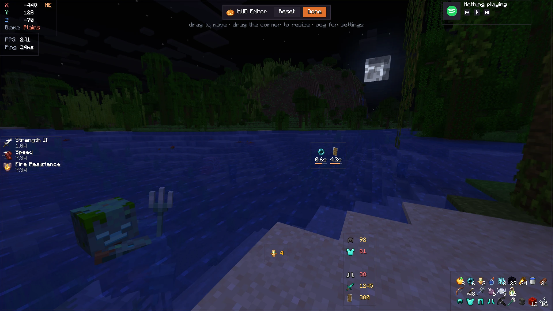 The HUD editor
